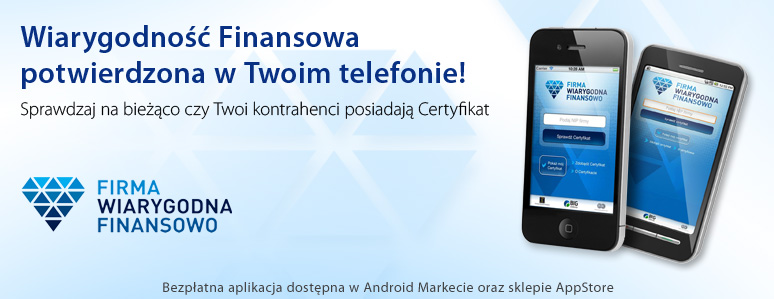 Wiarygodność Finansowa potwierdzona w Twoim telefonie!