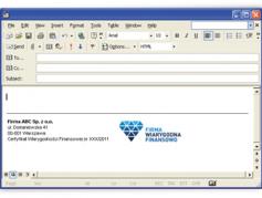 Szablon stopki e-mail