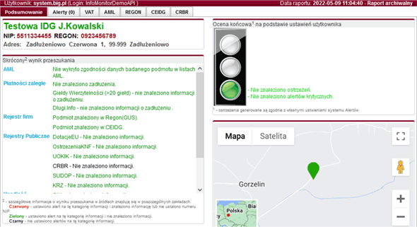 czerwone światło